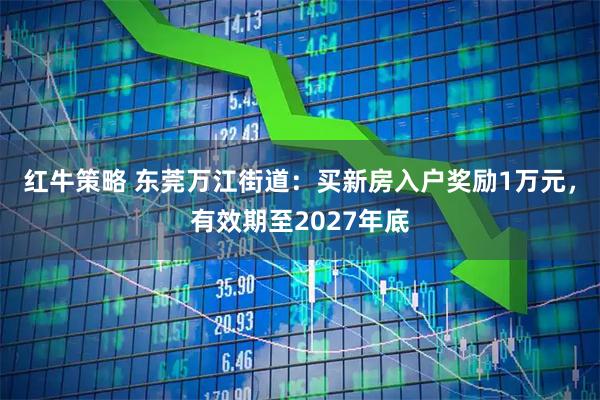 红牛策略 东莞万江街道：买新房入户奖励1万元，有效期至2027年底